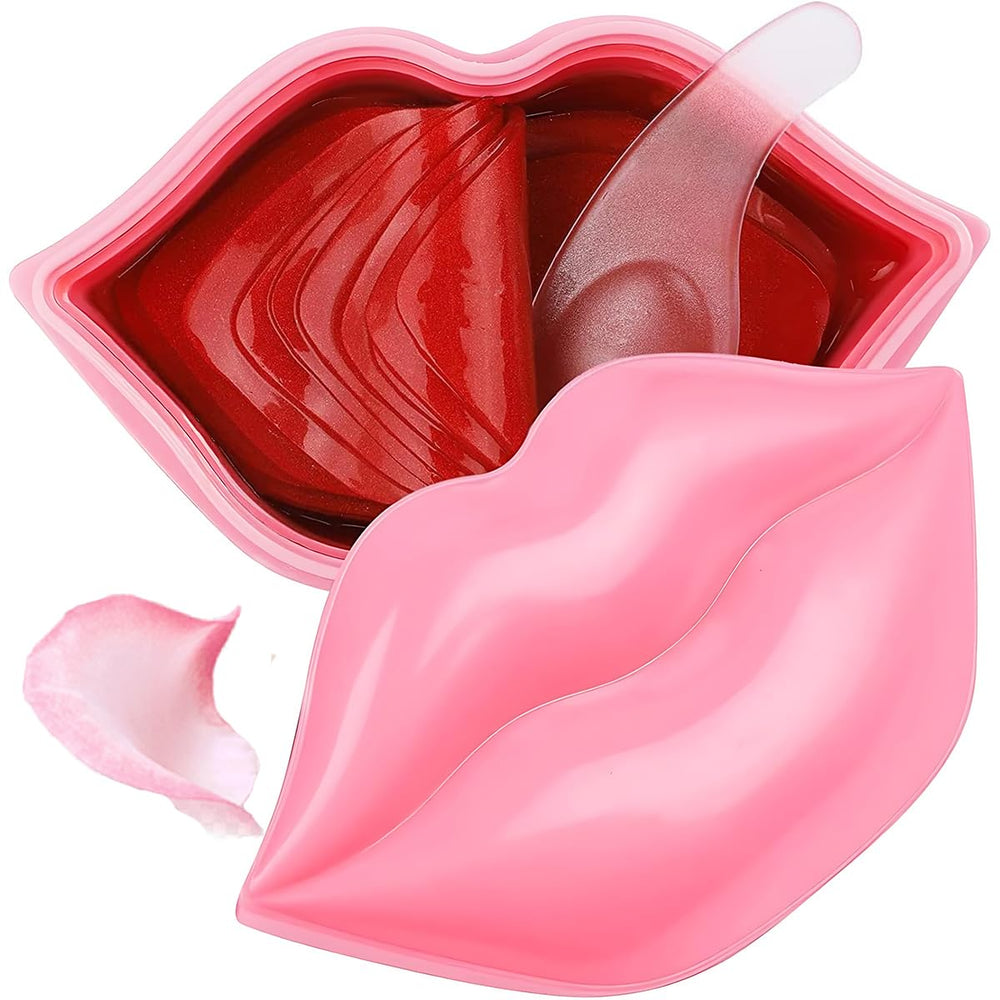 La mascarilla labial Yuehao de colágeno rosa aporta hidratación suave.