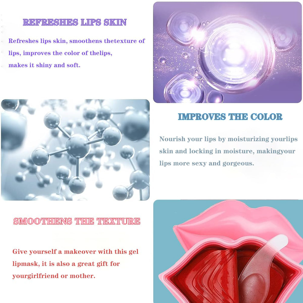 Yuehao aporta nutrición de colágeno para cuidar los labios.