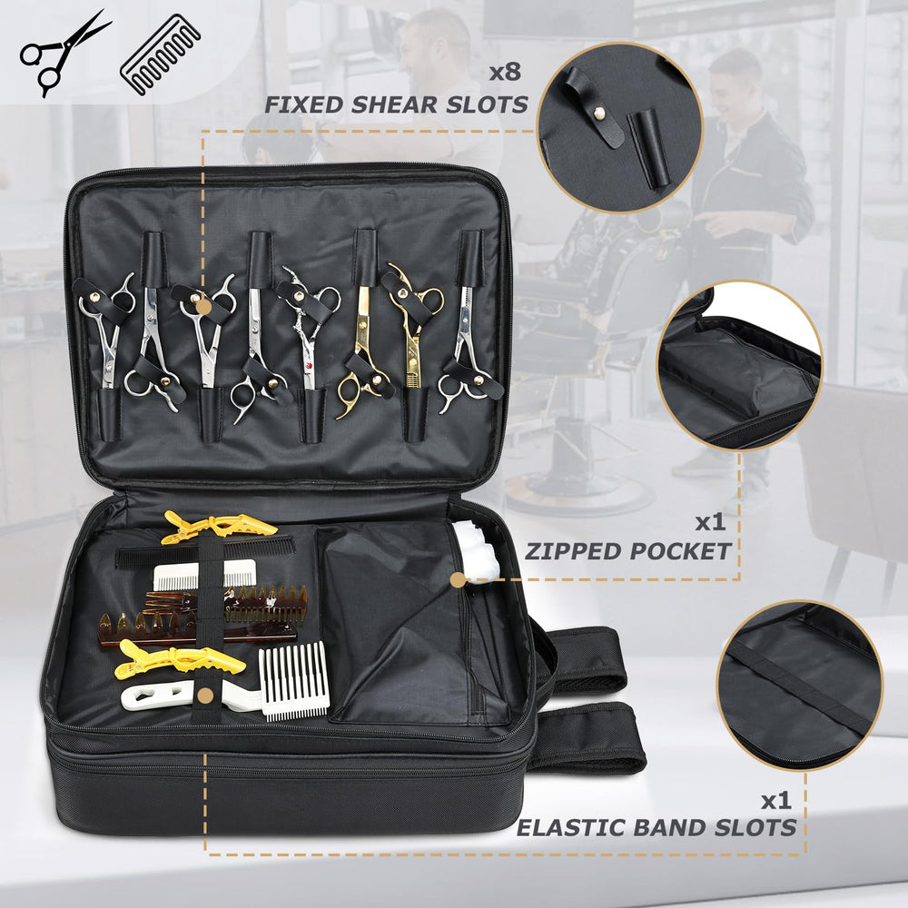 Bolsa Yueieoun bandeja desmontable interior: organización precisa de clippers y accesorios.