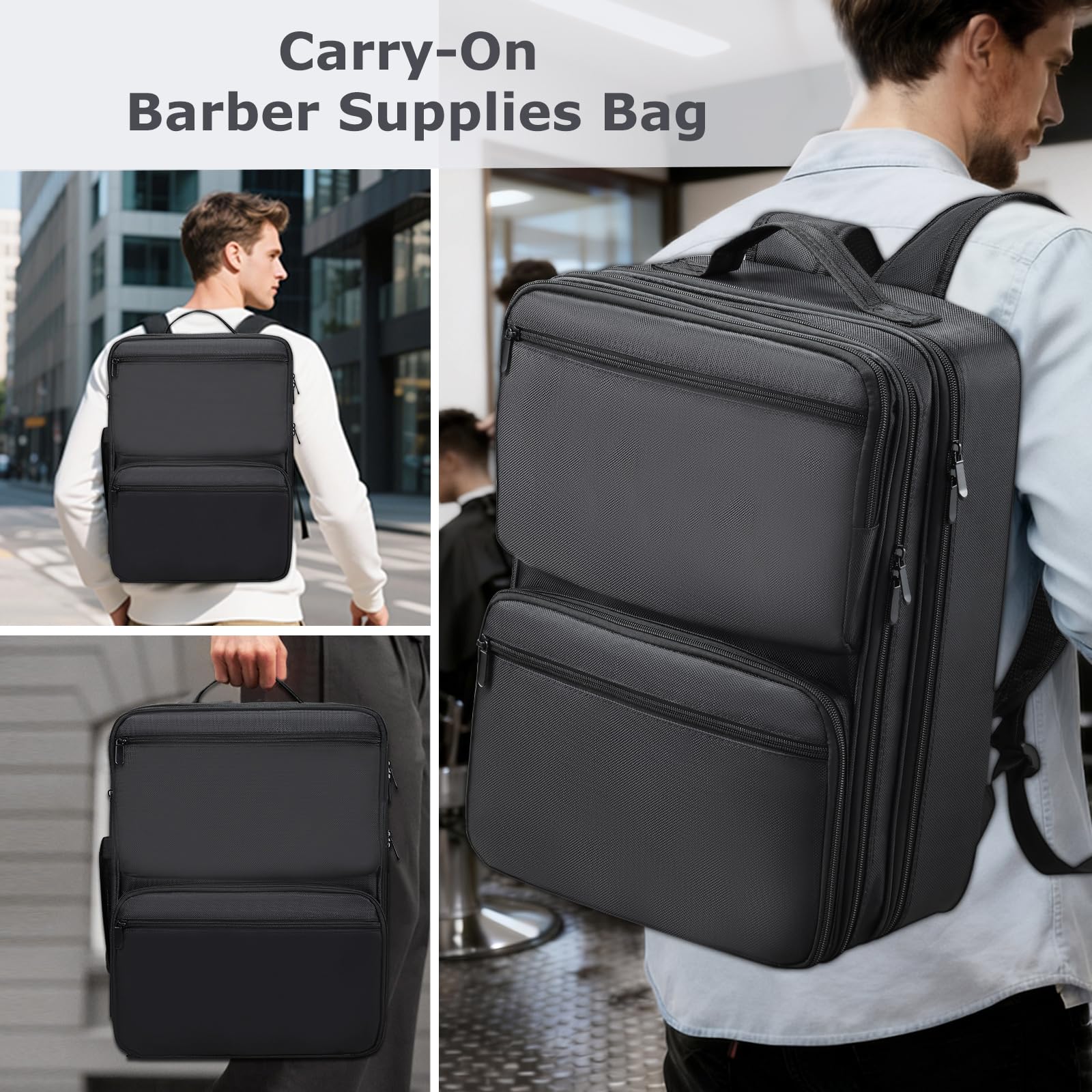 Bolsa Yueieoun organizacion interior EVA protege clippers y herramientas sensibles.