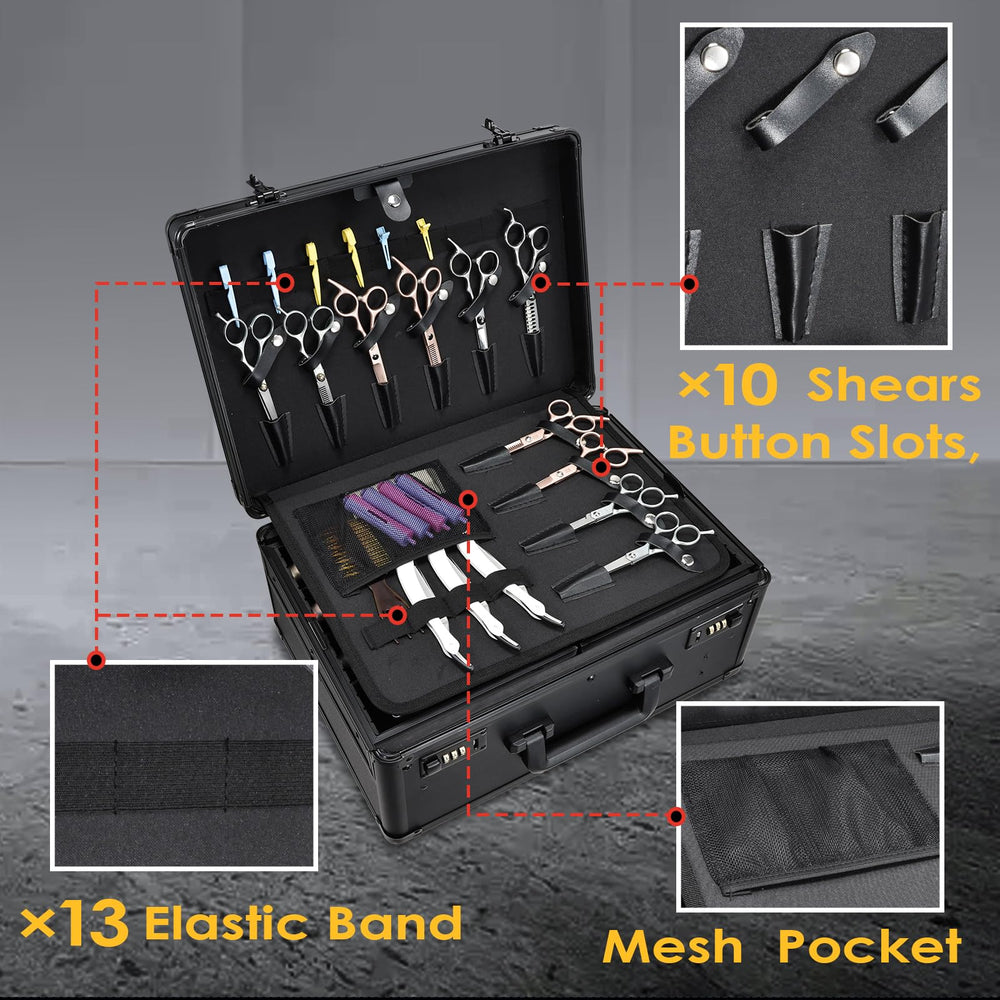 Estuche de aluminio Yueieoun para viaje, diseño profesional y duradero.