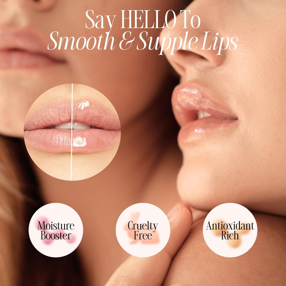 YuGlo mascarilla labial fragancia melocotón suave para experiencia fresca.