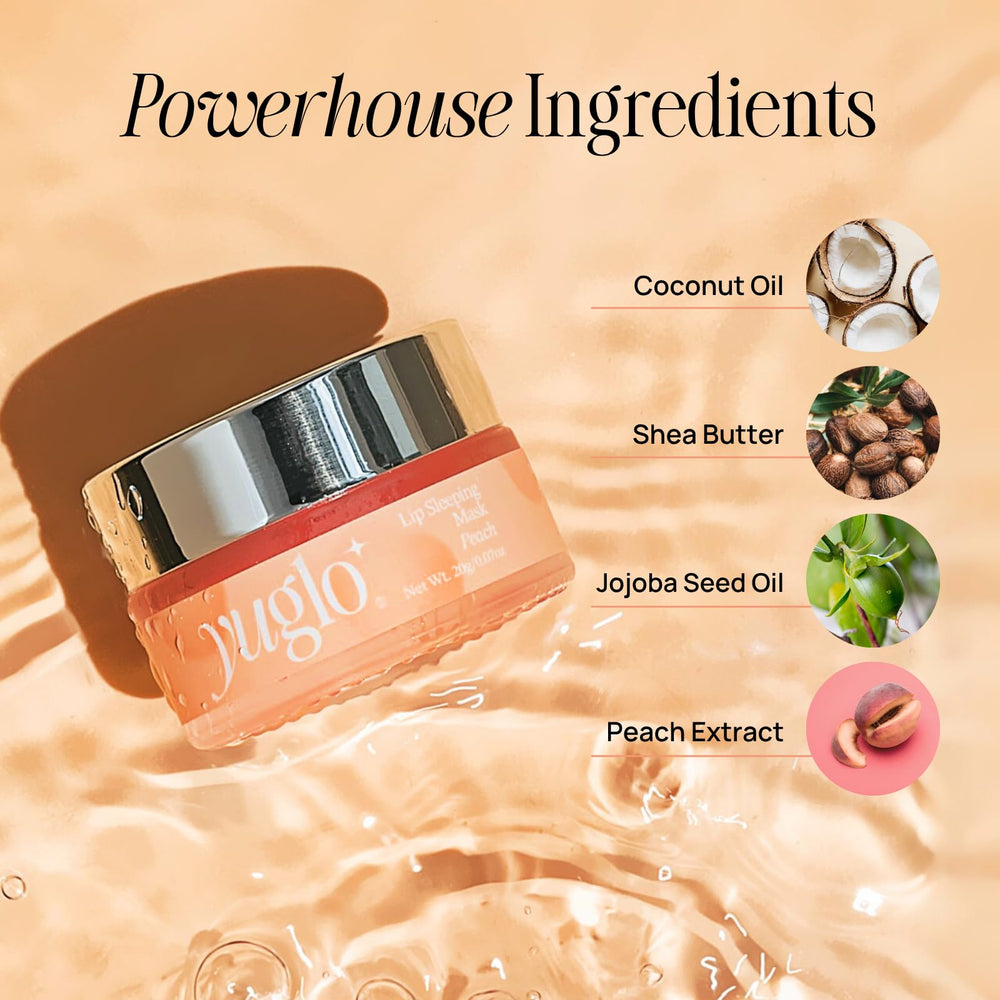 YuGlo mascarilla para labios, ingredientes naturales para cuidado nocturno.