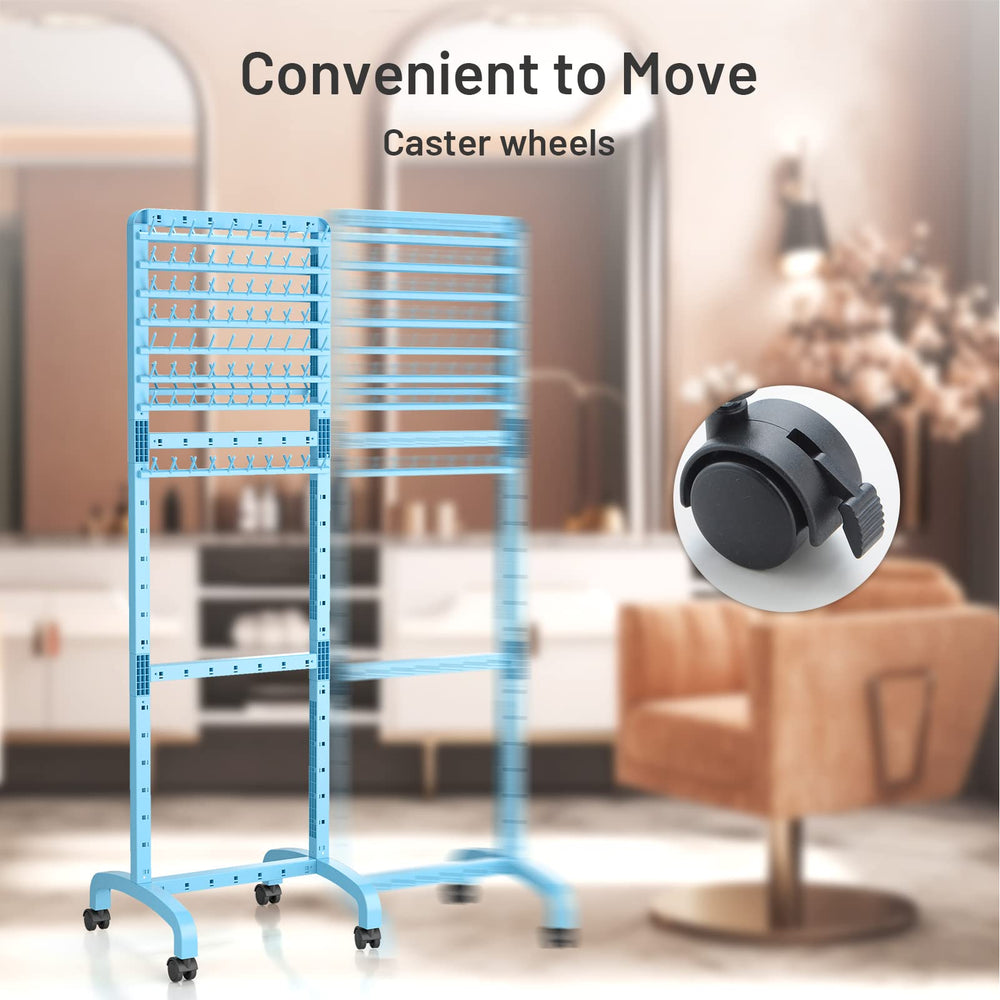 Rack Yumkfoi con gran capacidad para diferentes cabellos