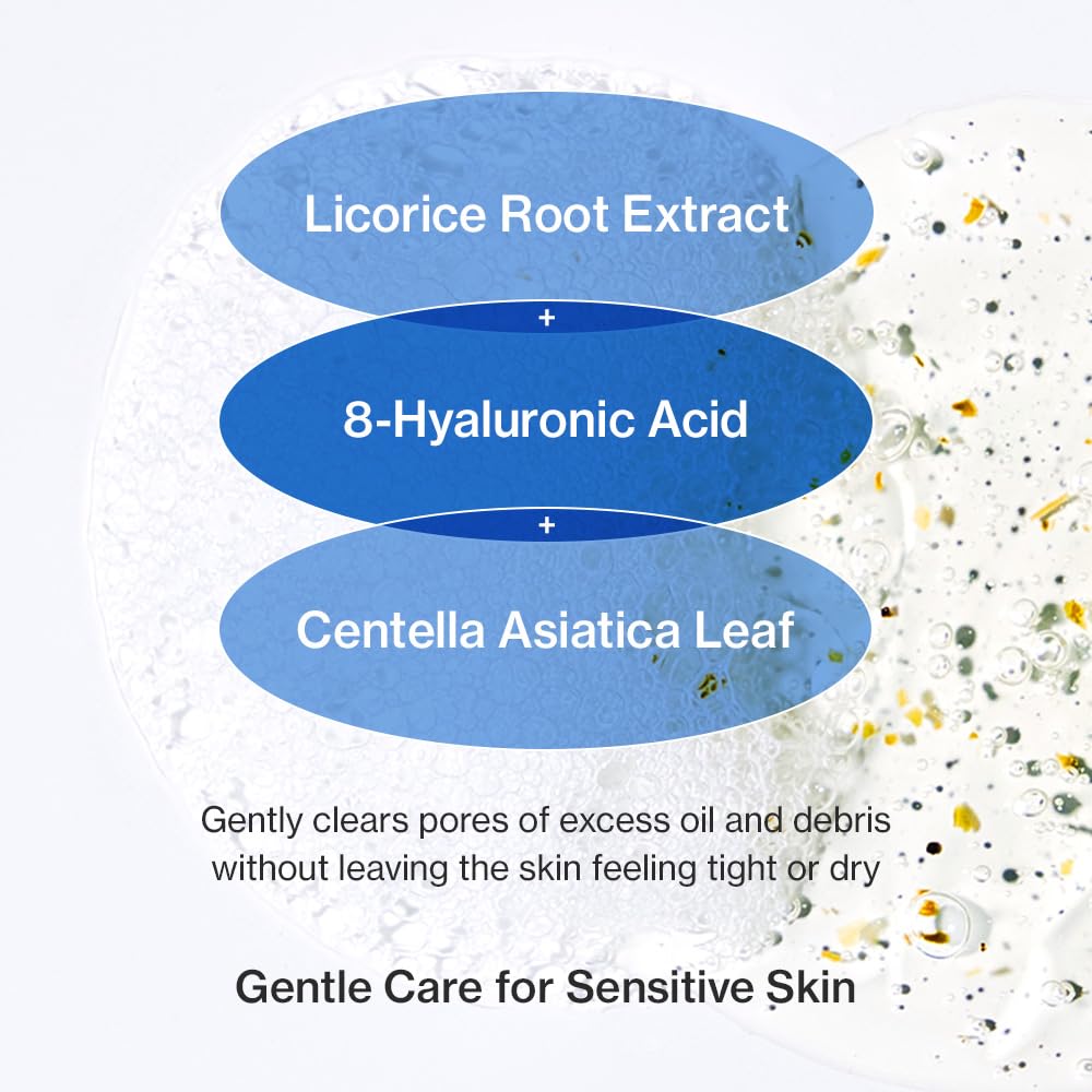 Exfoliación suave con plantas para piel limpia sin irritación.