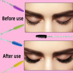 Yuntop tubo máscara con diamantes brillantes, aspecto elegante.