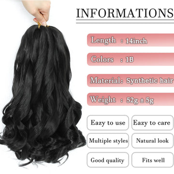 YUUYEE rizo francés en cabello para peinados diarios.