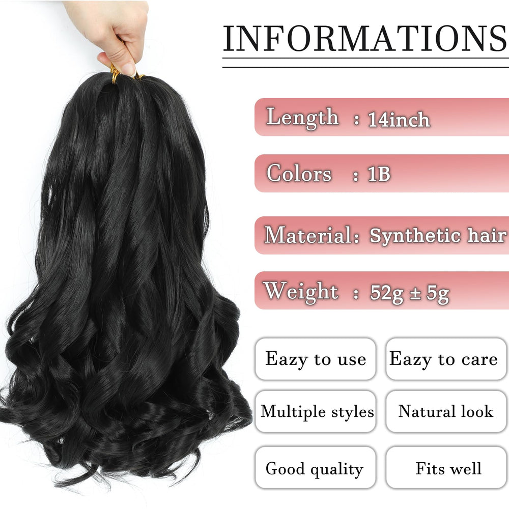 YUUYEE rizo francés en cabello para peinados diarios.