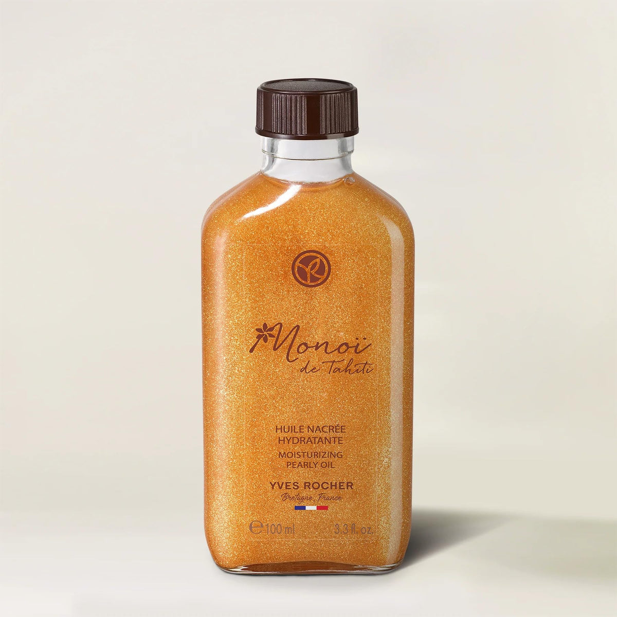 Yves Rocher Monoï de Tahiti - bouteille d'huile corporelle nourrissante et absorbante.