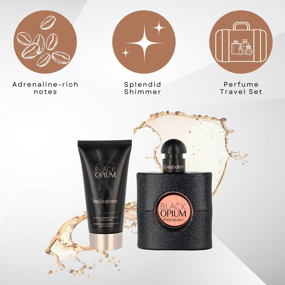 YSL Black Opium, flor de azahar para un toque floral luminoso.