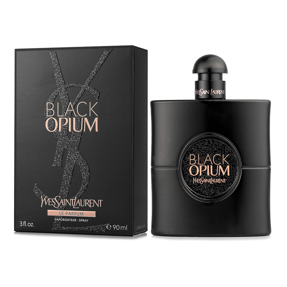 Yves Saint Laurent Black Opium Le Parfum, botella elegante para uso diario