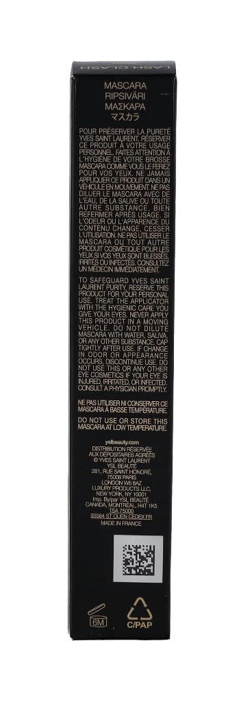 Yves Saint Laurent Lash Clash: cuidado con vitamina E para pestañas saludables.