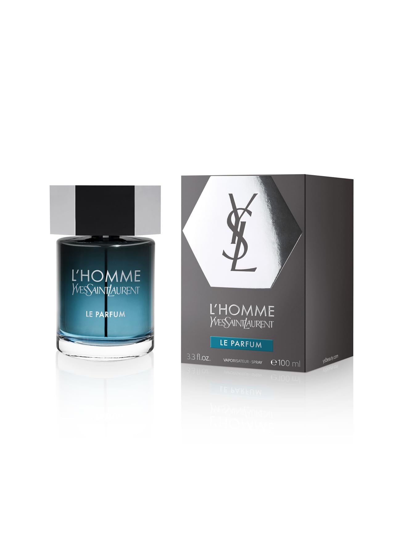 frasco de vidrio L'Homme Le Parfum EDP de Yves Saint Laurent para uso diario.