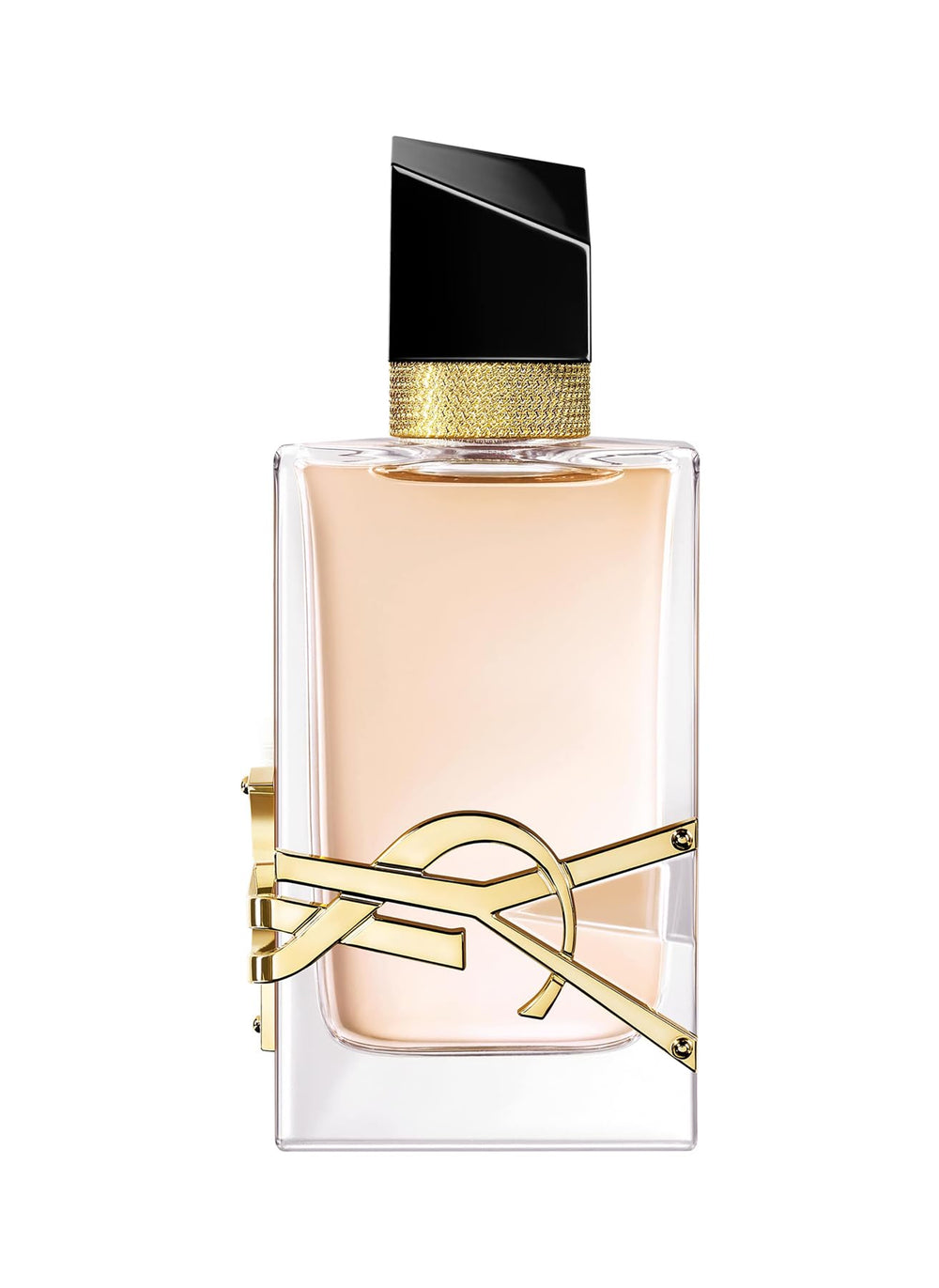 Yves Saint Laurent Libre, vista frontal de la botella, perfume perfecto para uso diario.