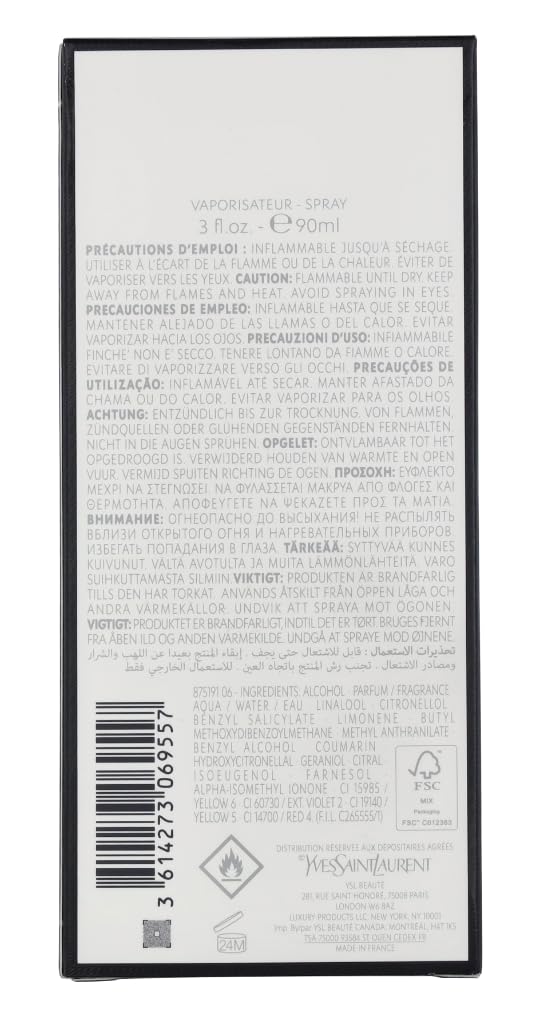 Frasco sobre mesa de Yves Saint Laurent Libre Intense 90 mililitros, fragancia duradera.