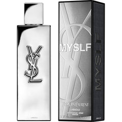 Yves Saint Laurent MYSLF L'ABSOLU, botella elegante para un aroma duradero e inolvidable.