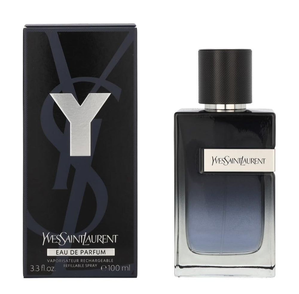 Yves Saint Laurent Y, botella frontal, aroma fresco para uso diario.
