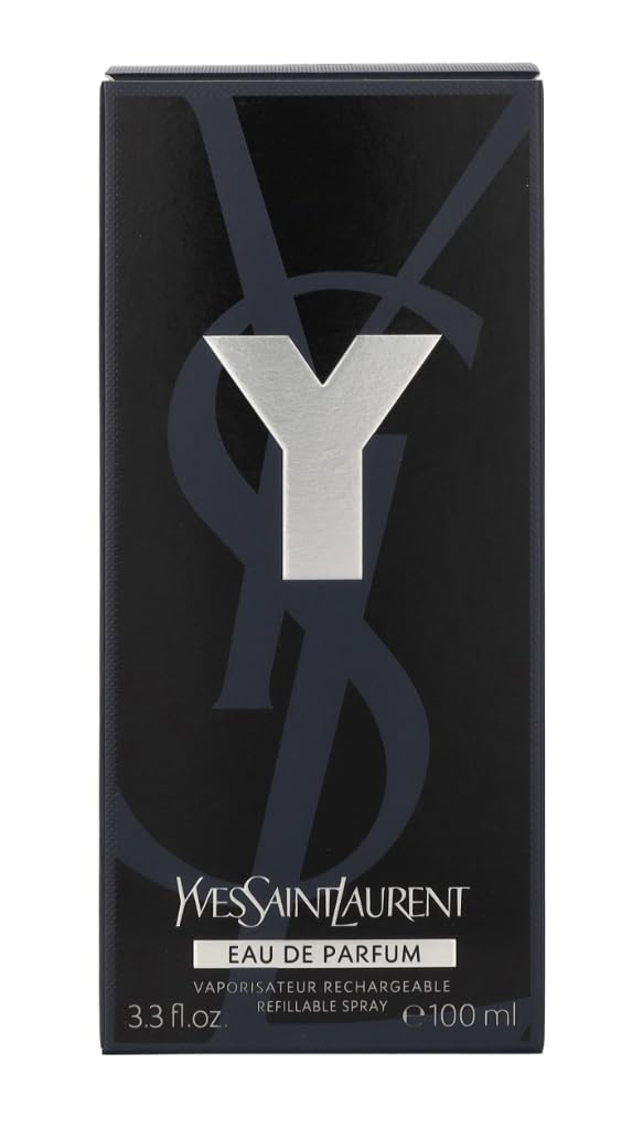 YSL Y, tapa y detalles, empaque premium para regalo.