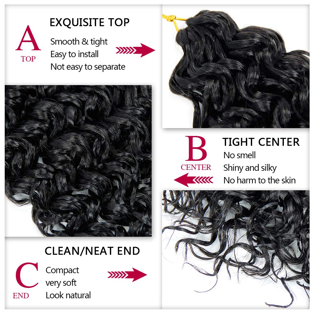 YXCHERISHAIR Fibra sintética resistente al calor, rizos definidos.