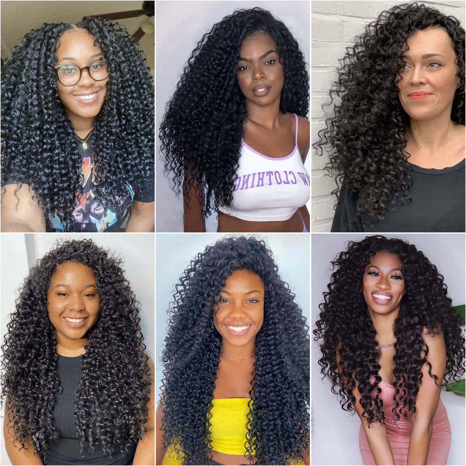 YXCHERISHAIR 18 pulgadas, longitud visible para varios looks.
