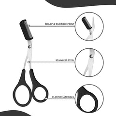 YYINGLI tijeras con mango ergonómico antideslizante para mayor control.