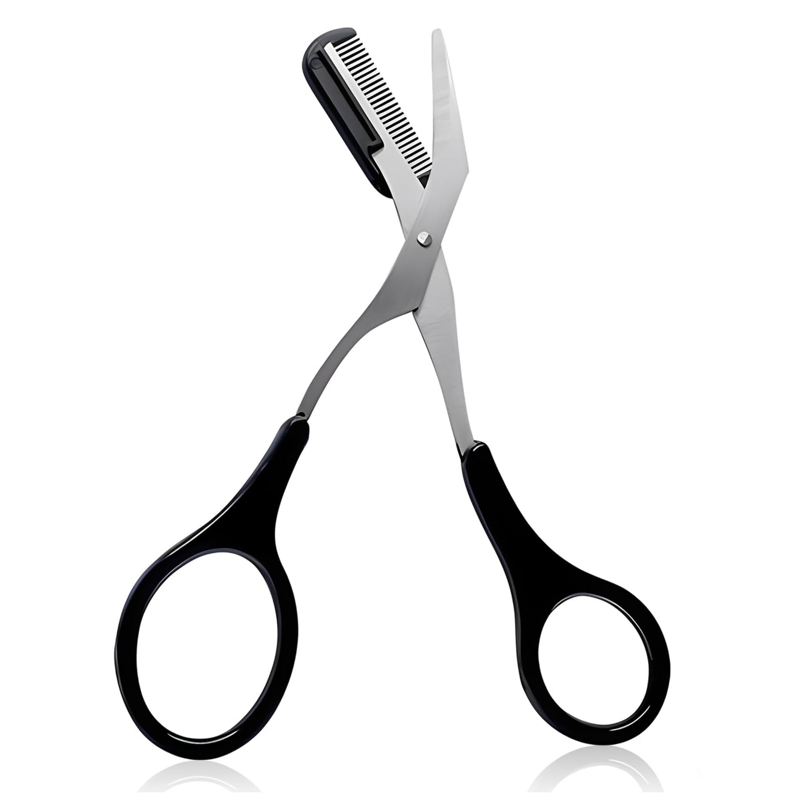 YYINGLI tijeras para cejas con diseño de salón para resultados precisos.