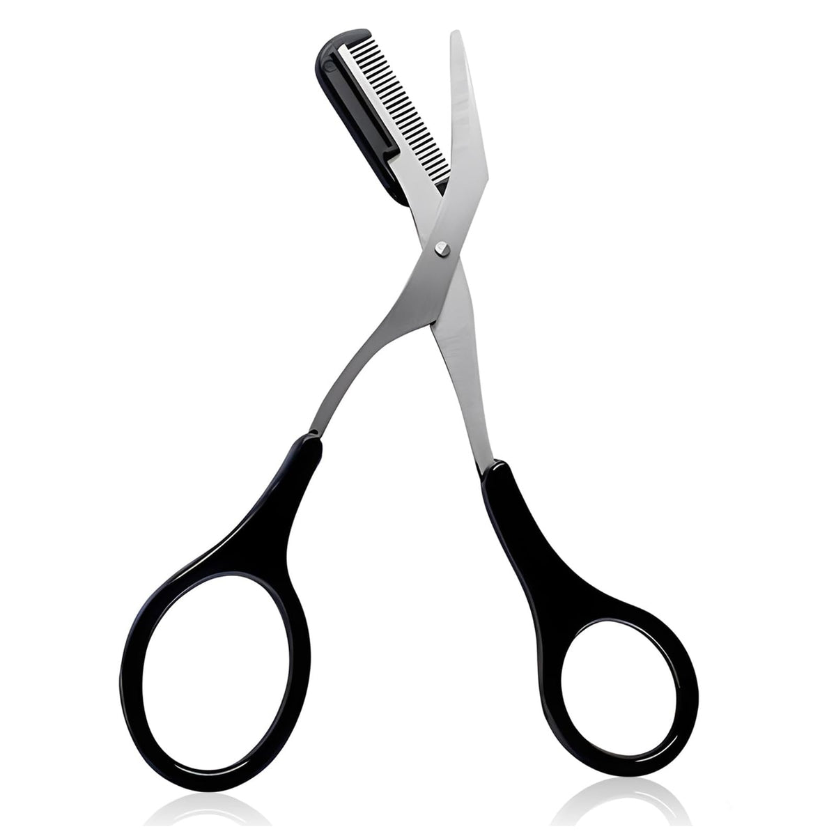 YYINGLI tijeras para cejas con diseño de salón para resultados precisos.