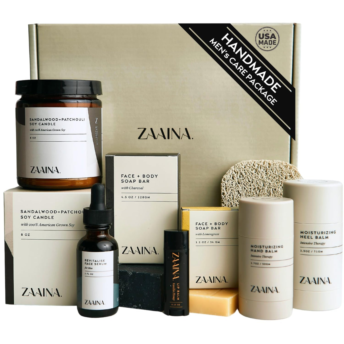 Caja de regalo ZAAINA para hombres, lista para regalo de spa.
