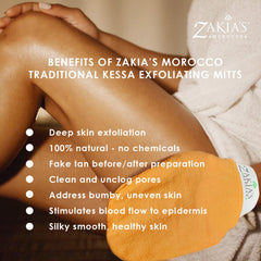 Kessa de Zakia's Morocco, textura viscosa para exfoliar suavemente