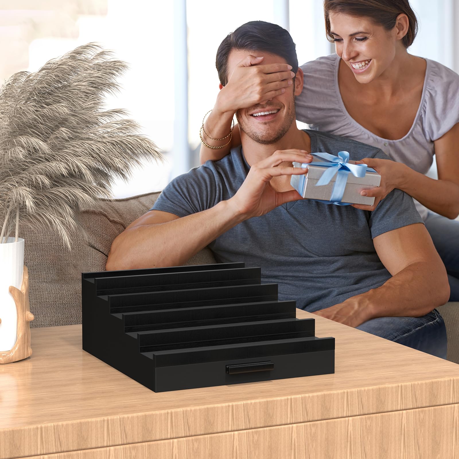 Zaldia regalo práctico para hombre, almacenamiento de perfumes y accesorios.
