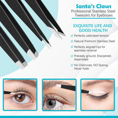 Pinzas ZALIK estilo clásico para cejas y vello.