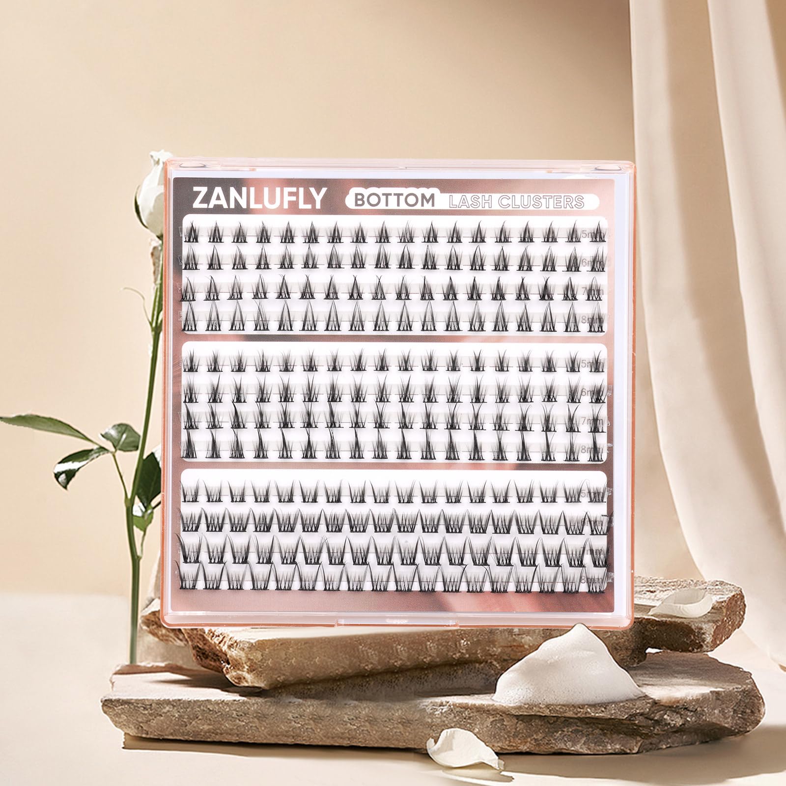 Fibra sintética suave Zanlufly; comodidad durante todo el día.