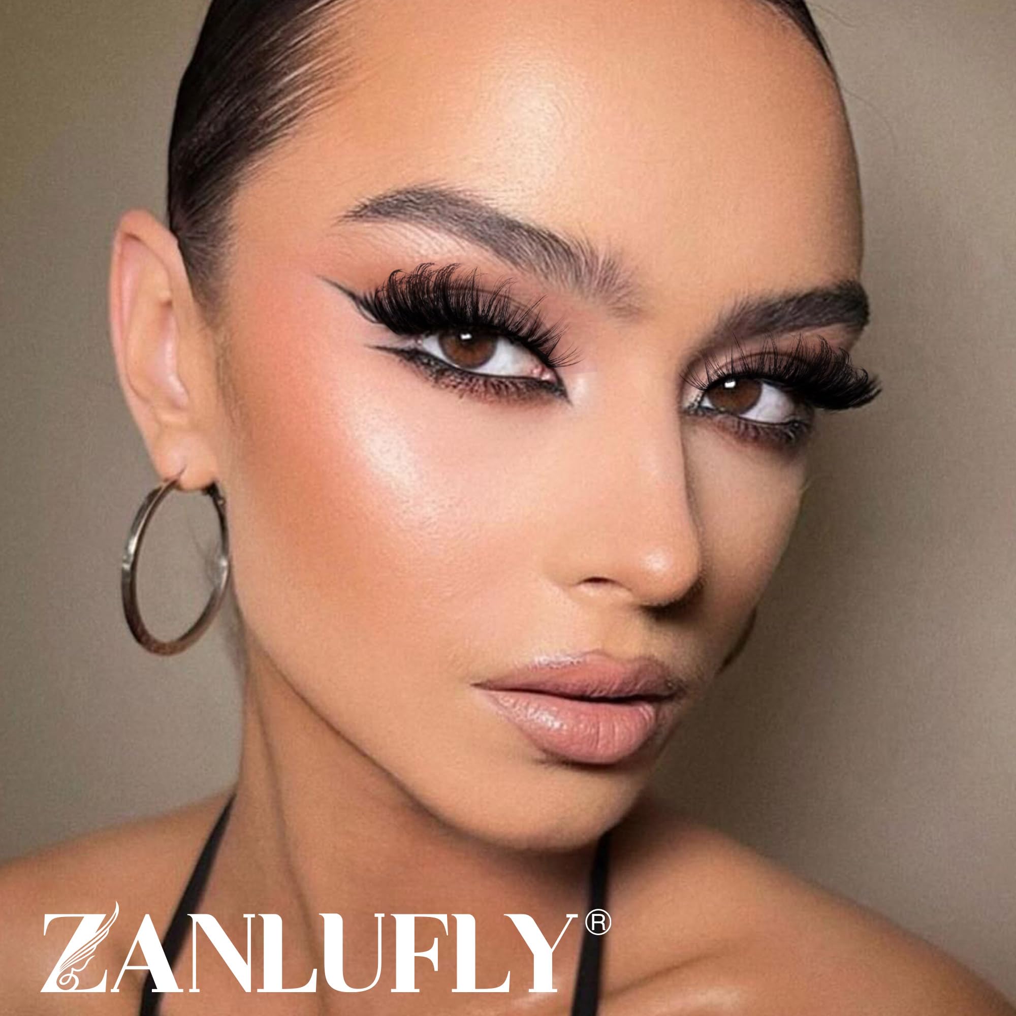 Pestañas Zanlufly sin crueldad animal, opción ética para maquillaje.