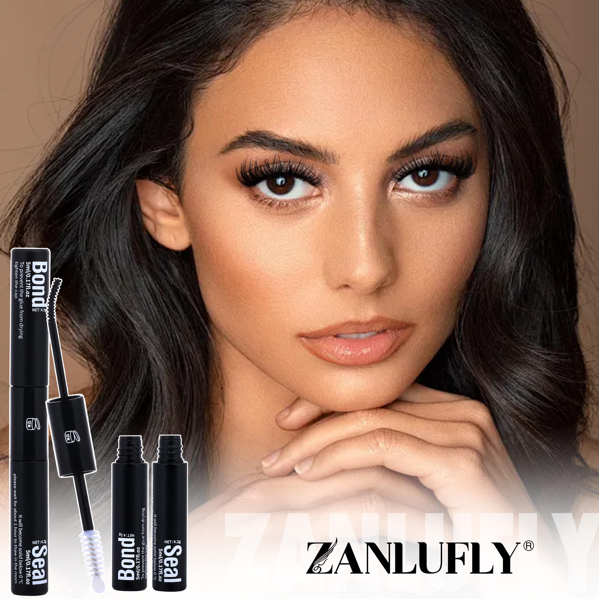 uso DIY de pestanas en casa con zanlufly para resultados de salón