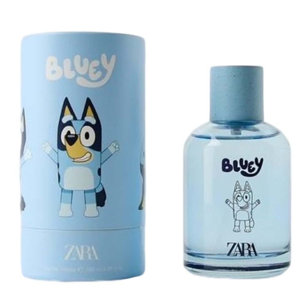 Fragancia Zara para niños Bluey Ludo Studio en atomizador 100 ml para uso diario.