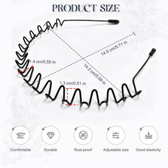 ZASZO Band Metal Ajuste Flexible: se adapta a cabeza y estilo.