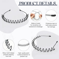 ZASZO Band Metal Puntas Proteccion: bordes suaves para mayor confort diario.