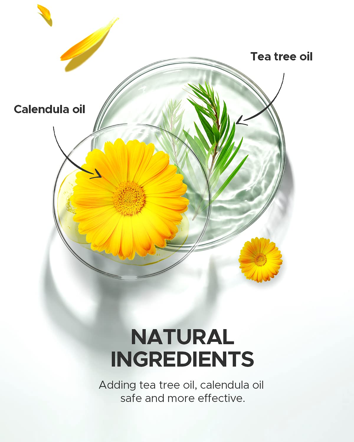Parche ZATKTK con aceite de árbol de té cuida la piel sensible.
