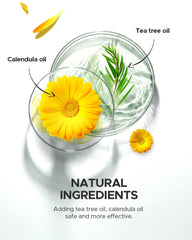 Parche ZATKTK con aceite de árbol de té cuida la piel sensible.