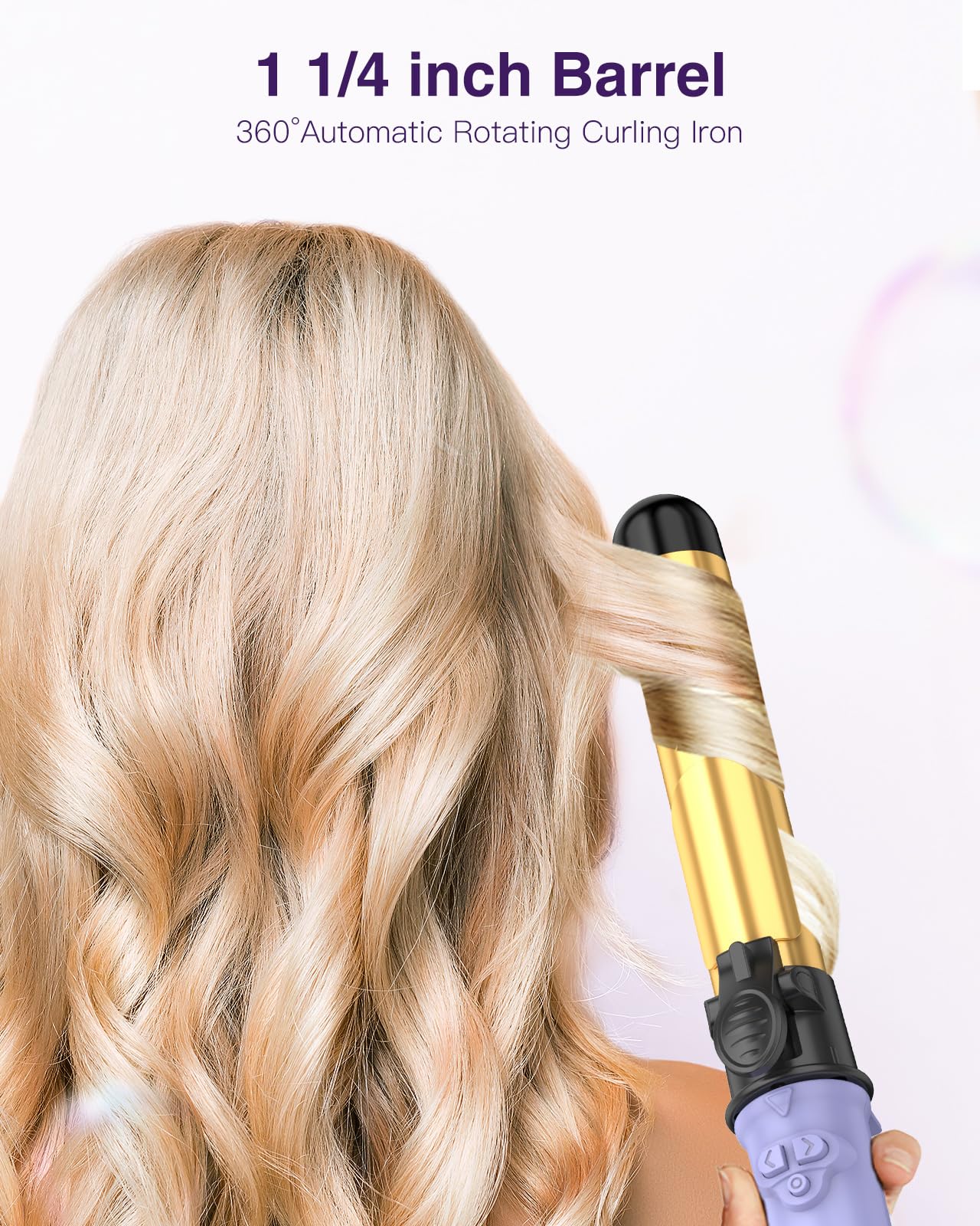ZAVAREA rango de temperatura 260–410 °F para distintos tipos de cabello