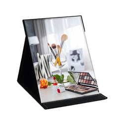 ZBEIVAN espejo maquillaje plegable 12x9, vista amplia para maquillaje diario.
