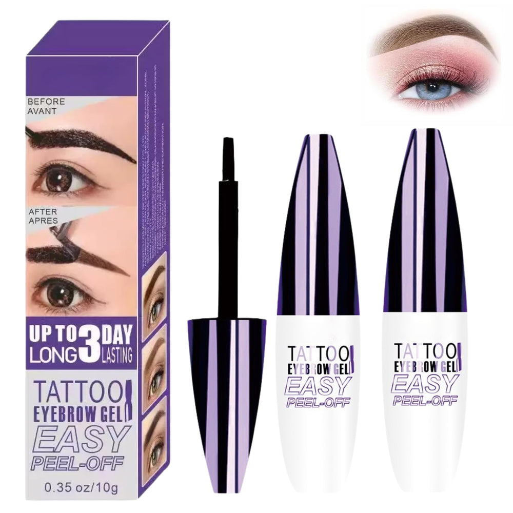 Gel de cejas ZBMCYHCXH para definir con color natural al despegar