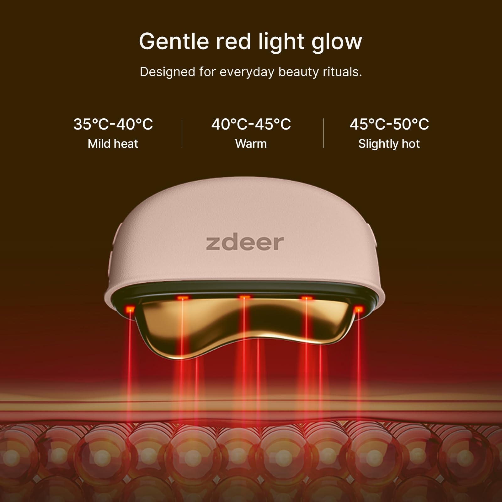 ZDEER Diseño ergonómico que facilita deslizamientos y contacto cómodo.