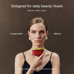 ZDEER masaje facial con vibración, facilita un masaje relajante y contacto suave.