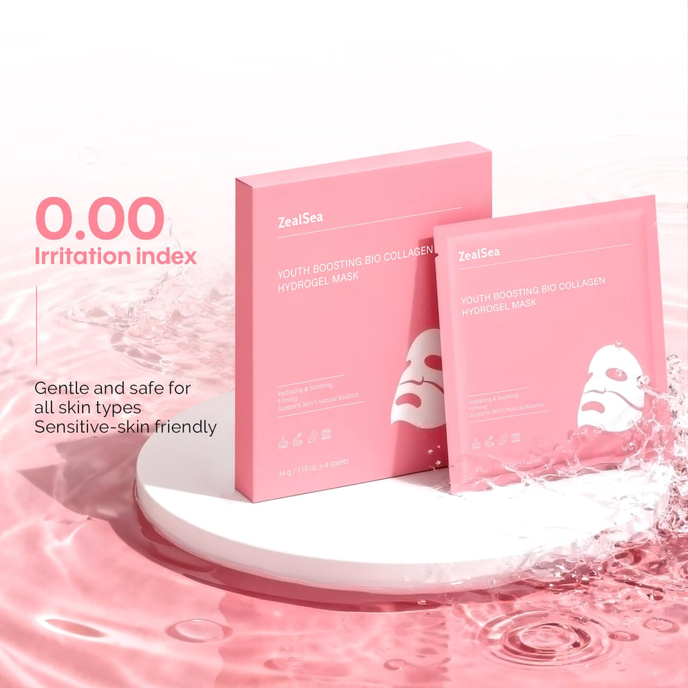 ZealSea Bio Colágeno Envuelta Hidrogel: purificación de la piel y control del brillo
