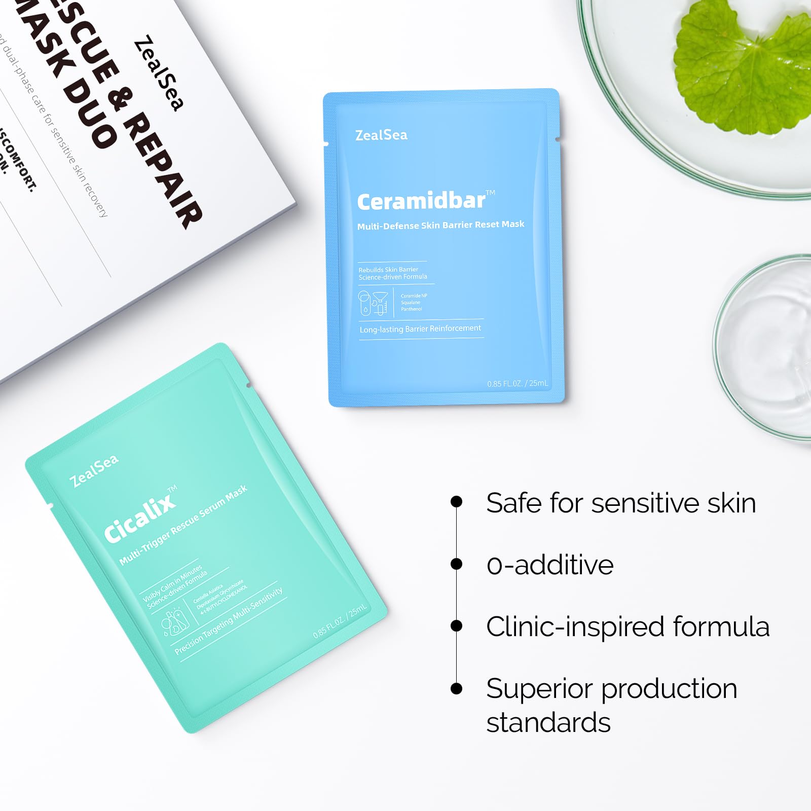 ZealSea Cicalix Ceramidbar – mascarilla para piel sana y equilibrada.
