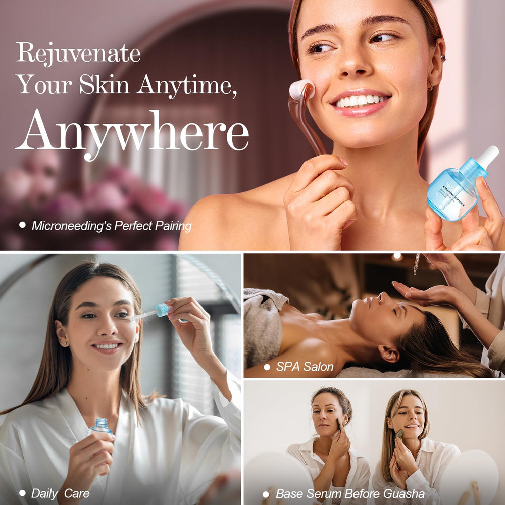 ZealSea serum hialuronico con gotero para rostro, aplicación suave