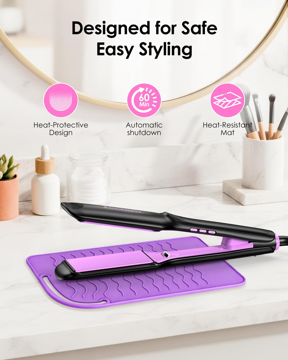 Diseño ergonómico de Zecoub para un agarre cómodo.