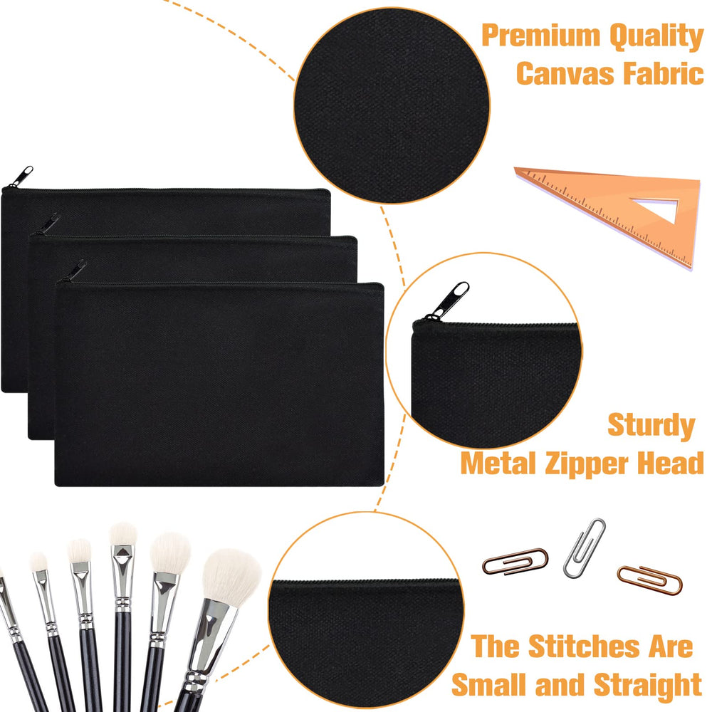 ZeeDix estuche hazlo tú mismo de lona, multipropósito para manualidades o cosméticos.
