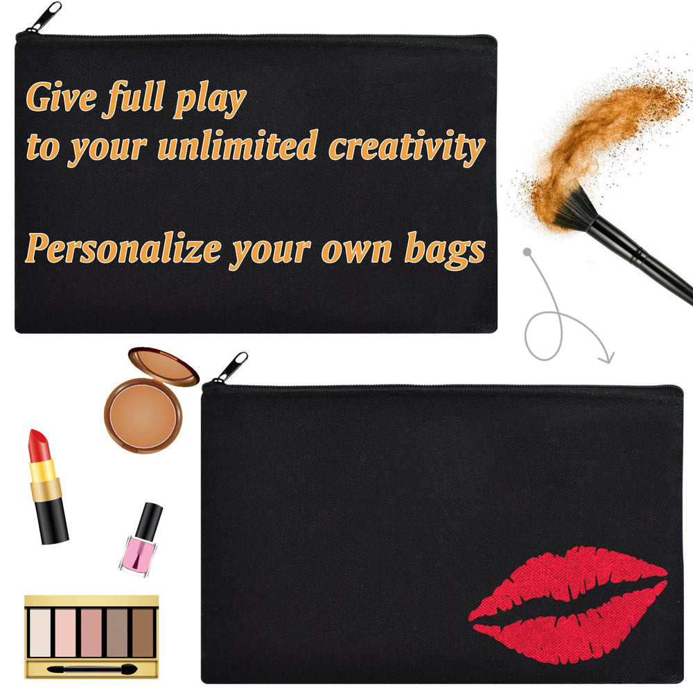 ZeeDix estuche lona resistente, regalo ideal para mamá o organizador de escritorio.